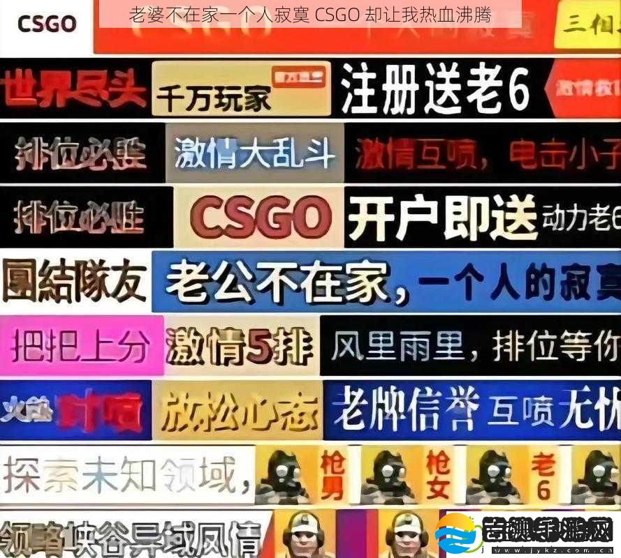 老婆不在家一个人寂寞CSGO却让我热血沸腾