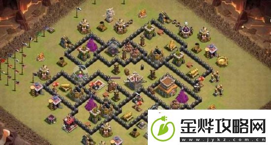部落冲突8本神阵怎么布局