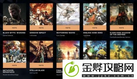 TGA玩家之声第二轮投票开启黑神话晋级