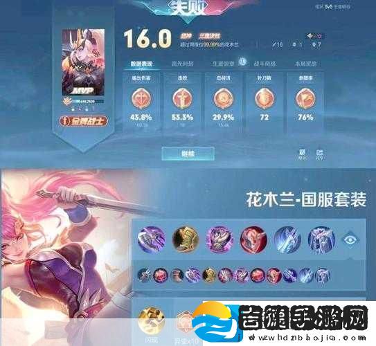 S6赛季与22赛季花木兰出装全解析