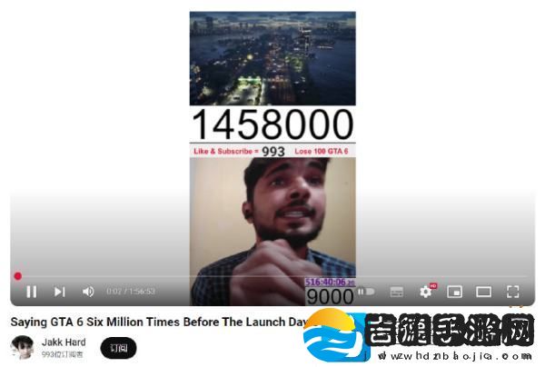 GTA6又逼疯一位……老外主播表示要直播狂念600万次“GTA6”