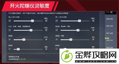 和平精英lgdyzz灵敏度怎么设置