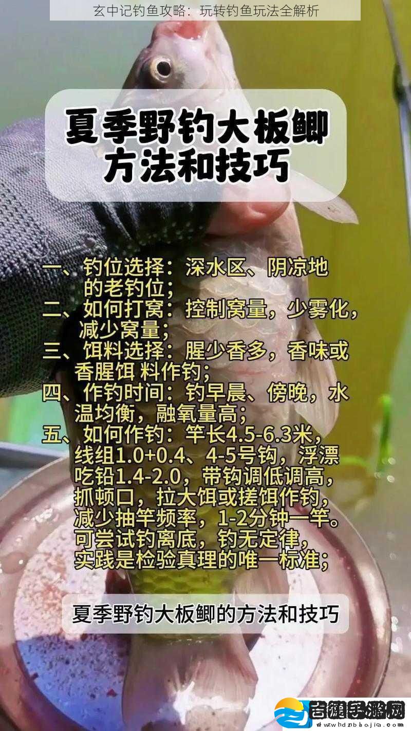 玄中记钓鱼攻略