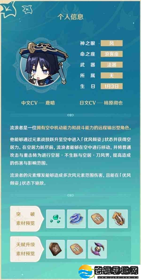 原神流浪者天赋技能推荐