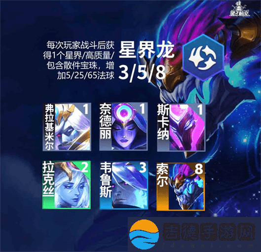 金铲铲之战S7.5星界龙英雄有哪些