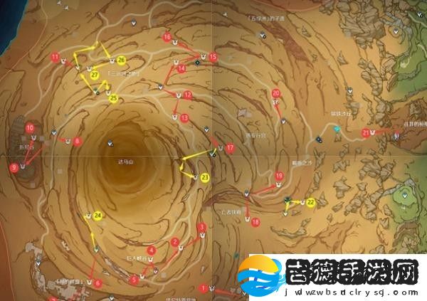 原神千壑沙地仙灵在哪