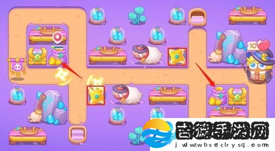 保卫萝卜4阿波与魔法宝藏第44关攻略