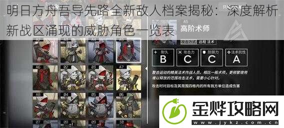 明日方舟吾导先路全新敌人档案揭秘