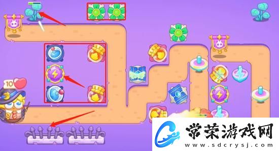 保卫萝卜4阿波与魔法宝藏第39关攻略