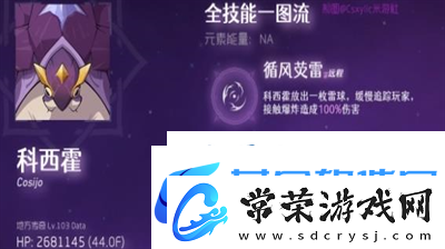 原神科西霍打法是什么