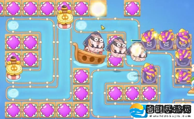 保卫萝卜4暖暖汤泉第4关怎么过