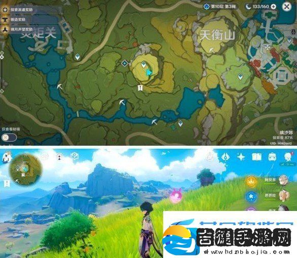 原神带有黄色的采集物在什么地方