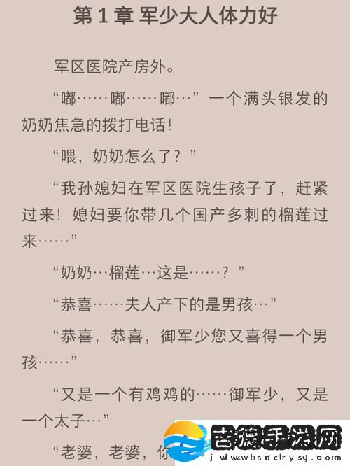 揭晓“军少大人体力好是1v1还是2v1”的真正秘密