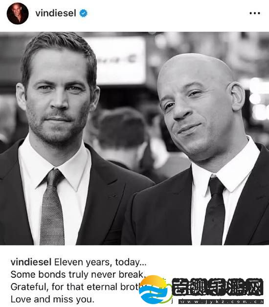 范迪塞尔悼念保罗沃克