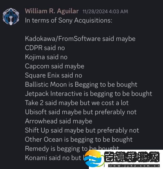 曝索尼曾与多家厂商谈收购