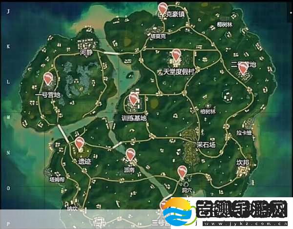 和平精英2024海岛信号枪刷新圣地全揭秘