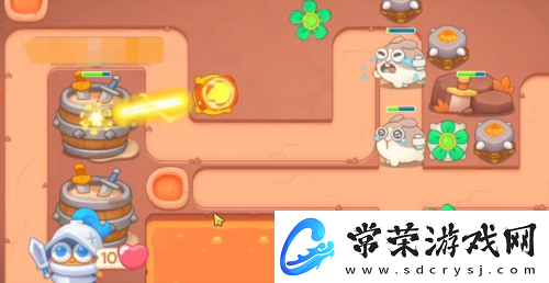 保卫萝卜4饿龙传说第54关怎么过