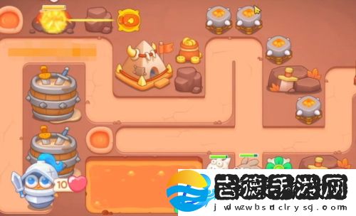 保卫萝卜4饿龙传说第54关怎么过