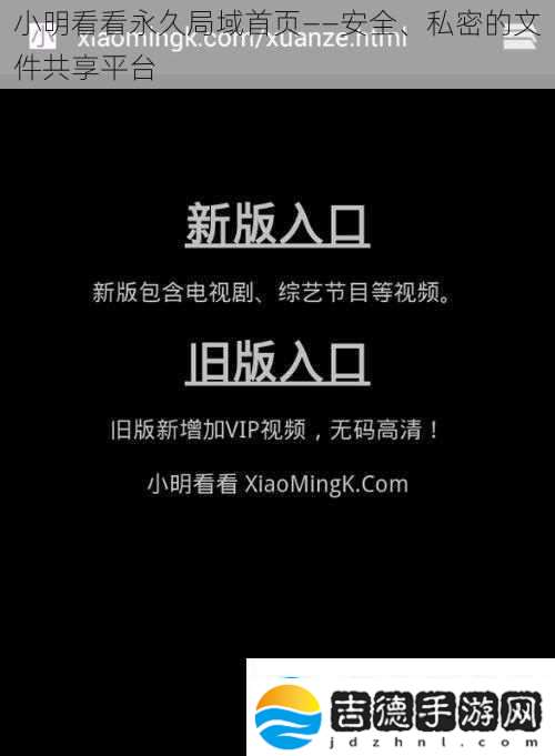 小明看看永久局域首页——安全、私密的文件共享平台
