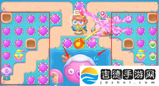 保卫萝卜4嗨钓度假岛第14关通关攻略