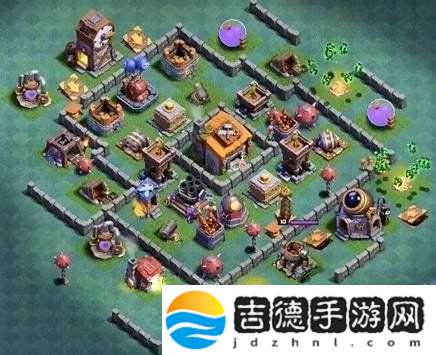 部落冲突COC6本建筑大师阵型如何布置