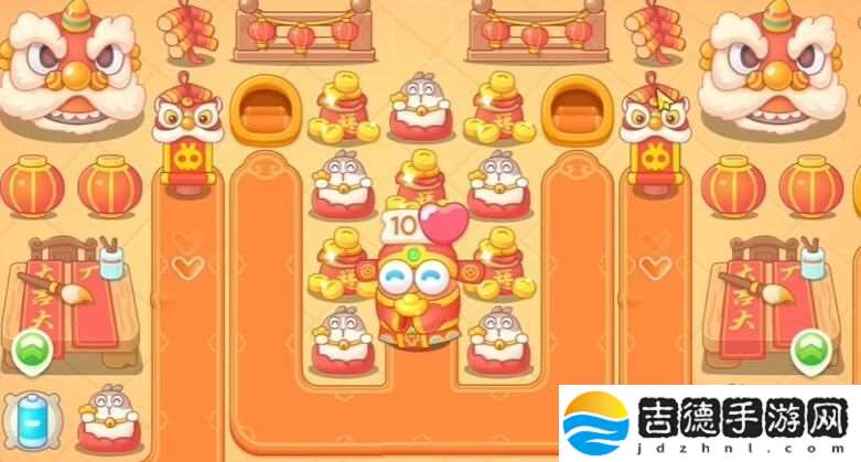保卫萝卜4新春大集第2关怎么过