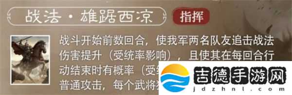 三国谋定天下S6赛季新武将马腾介绍说明