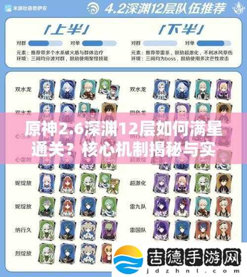 原神2.6深渊12层如何满星通关