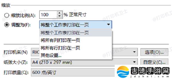 打印机怎么调整打印尺寸 4个方法教会你