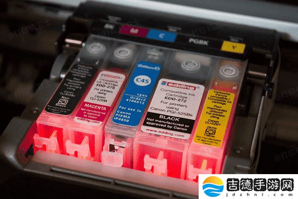 检查打印机的墨盒或墨水是否正常 打印机彩色打印不出来怎么办 4种方法教你解决