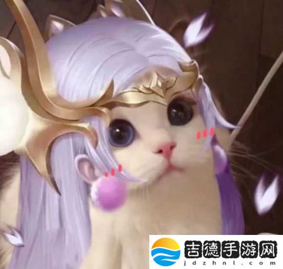 王者荣耀猫咪头像貂蝉原图无水印 猫咪头像貂蝉高清原图