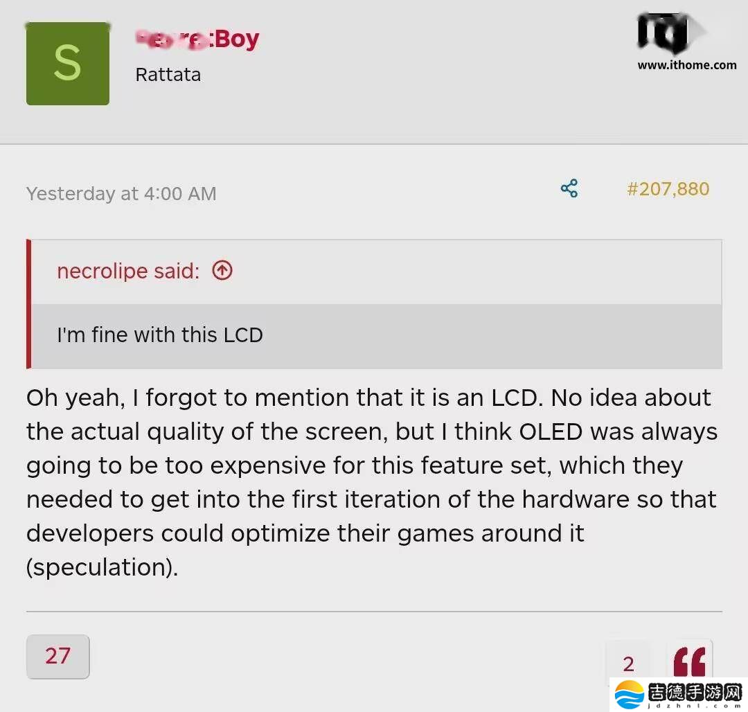 任天堂Switch 2或将配备120Hz+VRR LCD屏，游戏体验再升级？