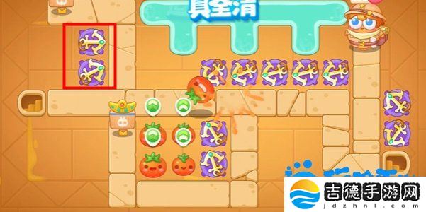 保卫萝卜4法老归来第111关怎么过-法老归来第111关通关攻略