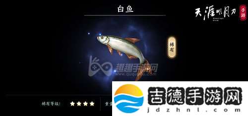 天涯明月刀手游白鱼鱼群在哪里-白鱼鱼群位置介绍