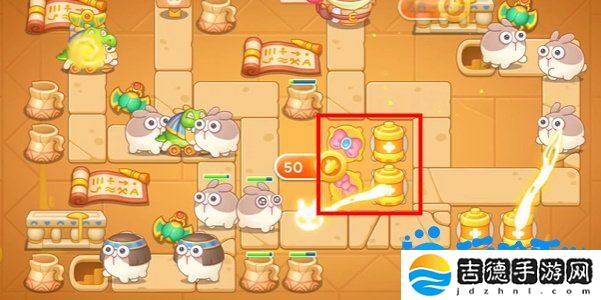 保卫萝卜4法老归来第108关怎么过-法老归来第108关通关攻略