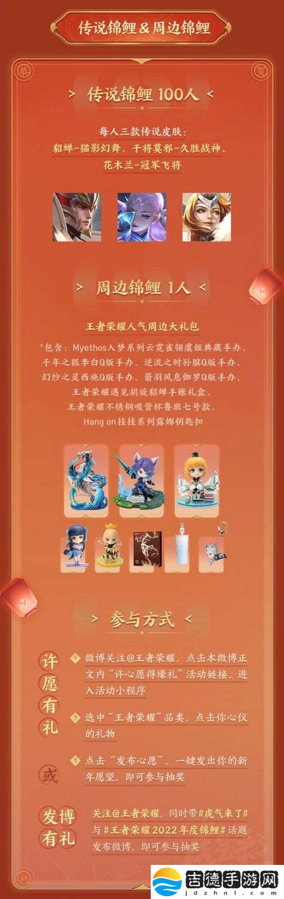 王者荣耀2022锦鲤奖励有什么 王者荣耀2022锦鲤活动奖励介绍