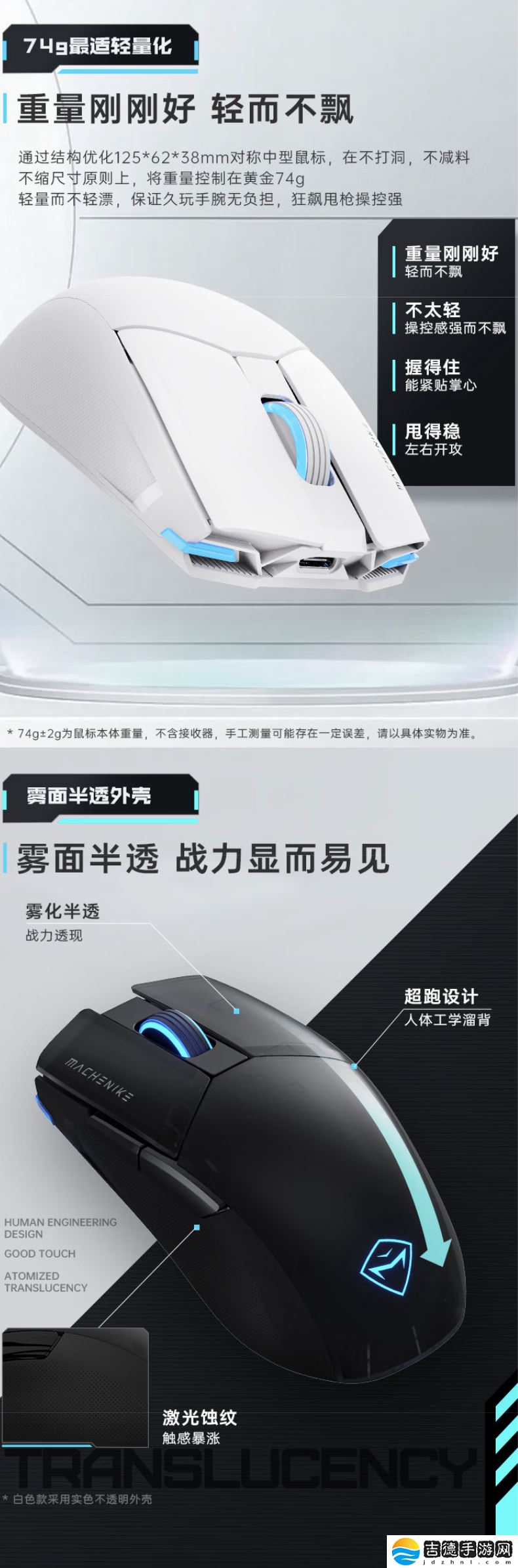 机械师推出新款 M7 Pro 双模鼠标：换用 PAW3311 芯片、1KHz 回报率，129 元