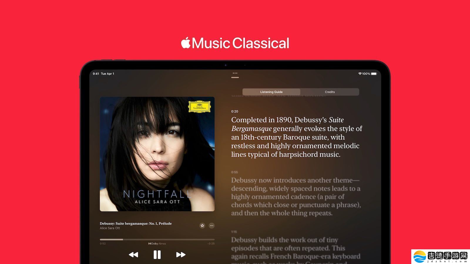 苹果 Apple Music Classical 更新：同步聆听指南、精选电台和个性化推荐