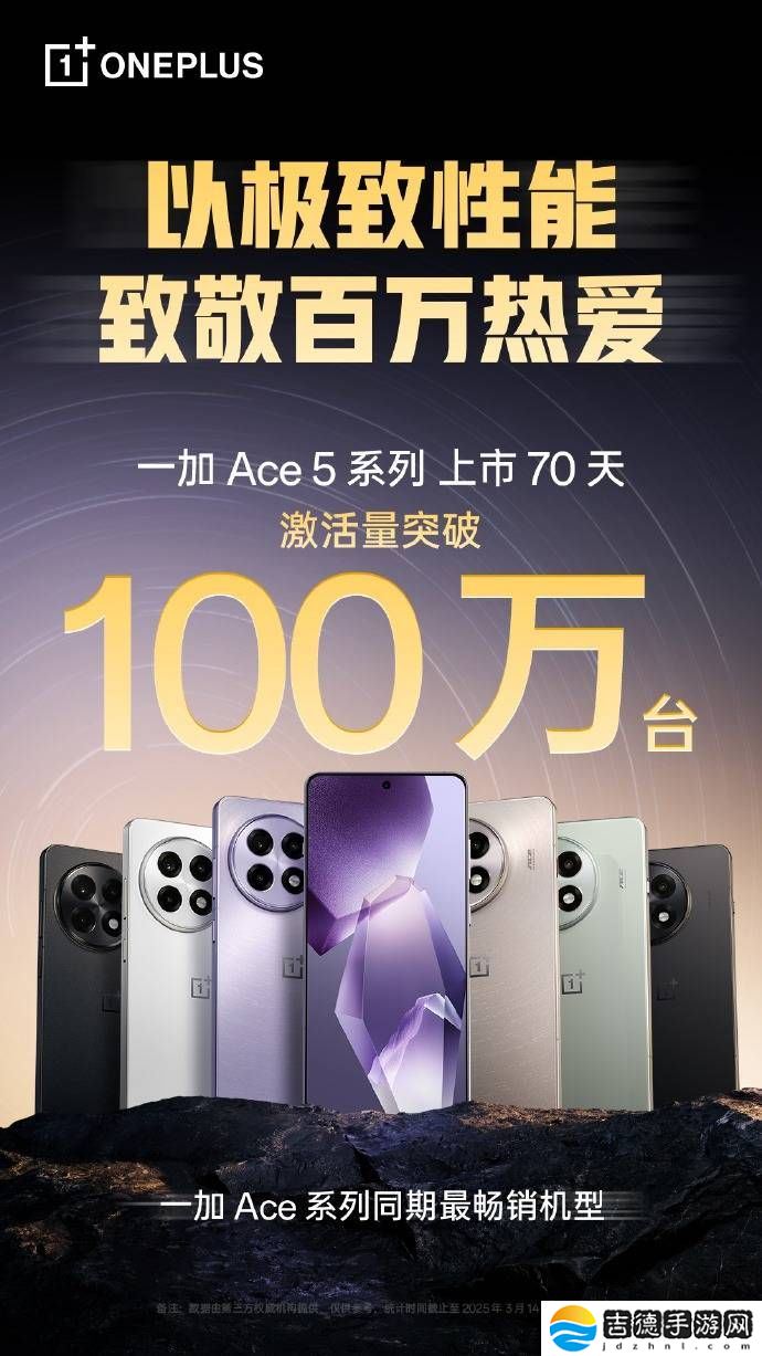 一加Ace 5系列热销百万台，极致性能引发市场热潮！