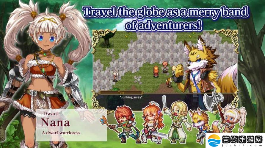 RPG废墟手游app日式二次元风格冒险游戏