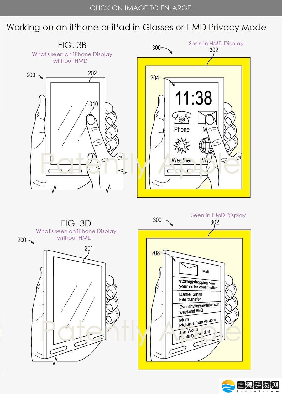 苹果专利探索 Vision Pro 头显未来：联动 iPhone / Mac，打造防窥屏神器