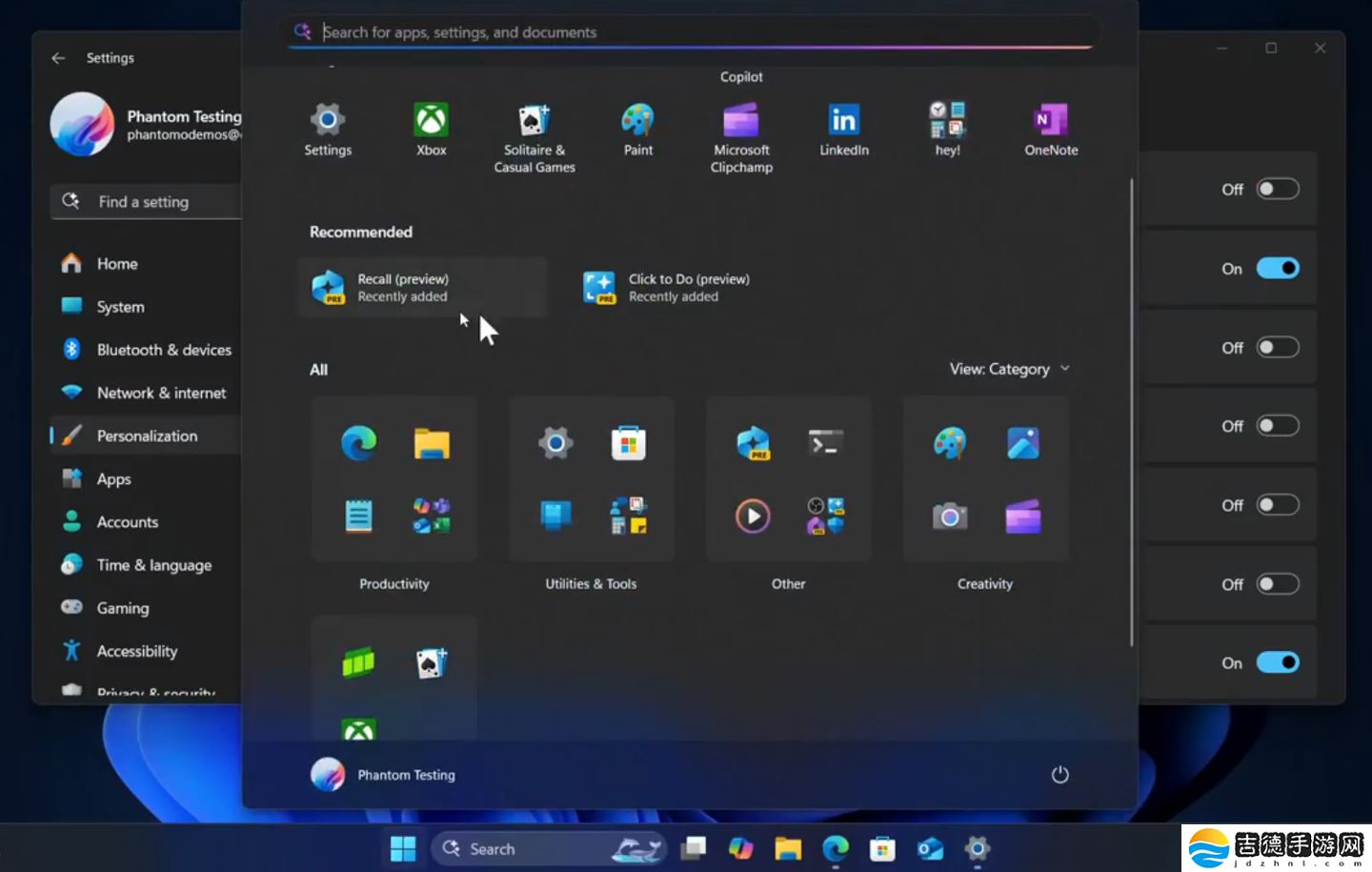 微软 Win11 开始菜单重大更新:在一页显示固定图标和所有应用,推荐项可彻底关闭