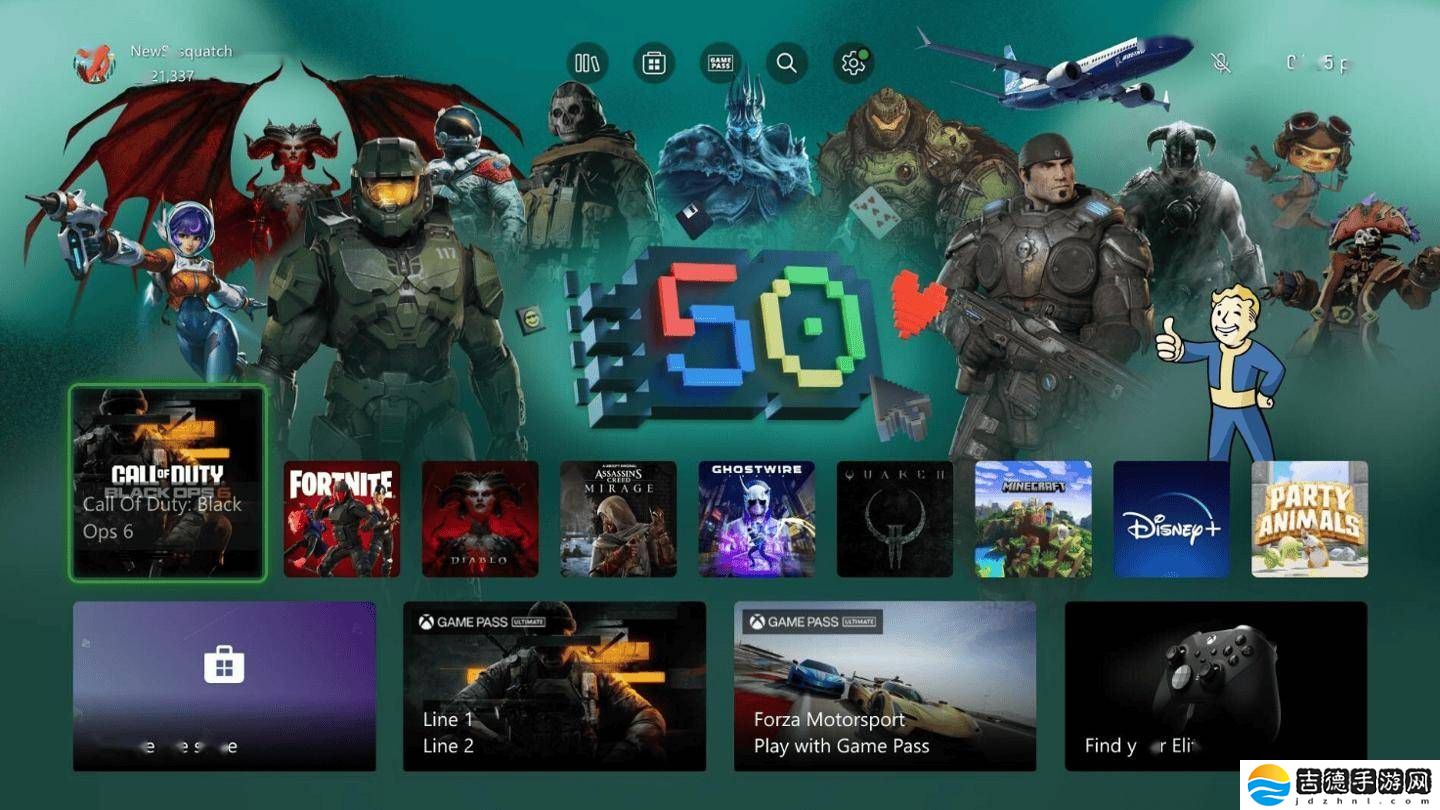 Xbox献礼！微软50周年庆典，新背景主题等你来领