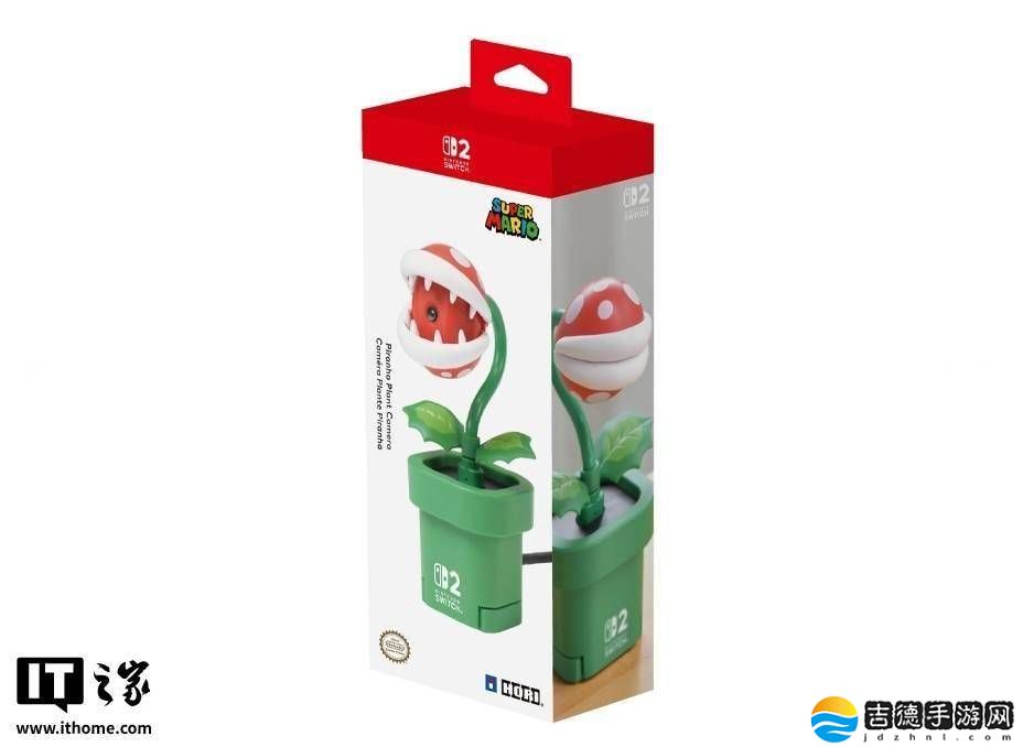 Hori推出Switch 2“吞食花”摄像头，造型独特还能防窥！